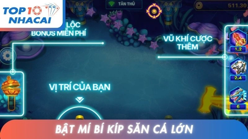 Bật mí bí kíp săn cá lớn trong bắn cá Thần Tài