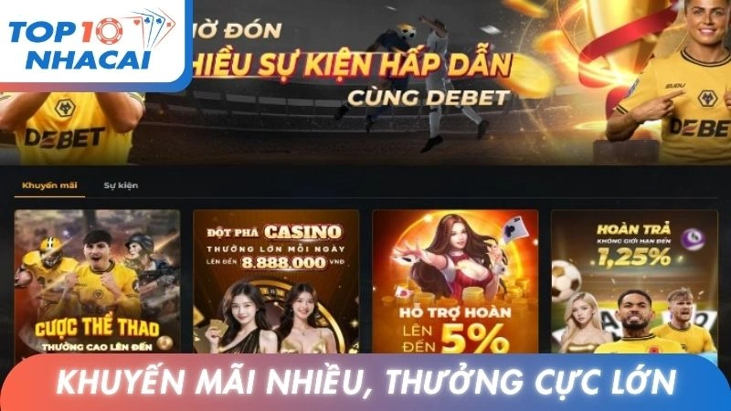 Khuyến mãi nhiều, thưởng cực lớn