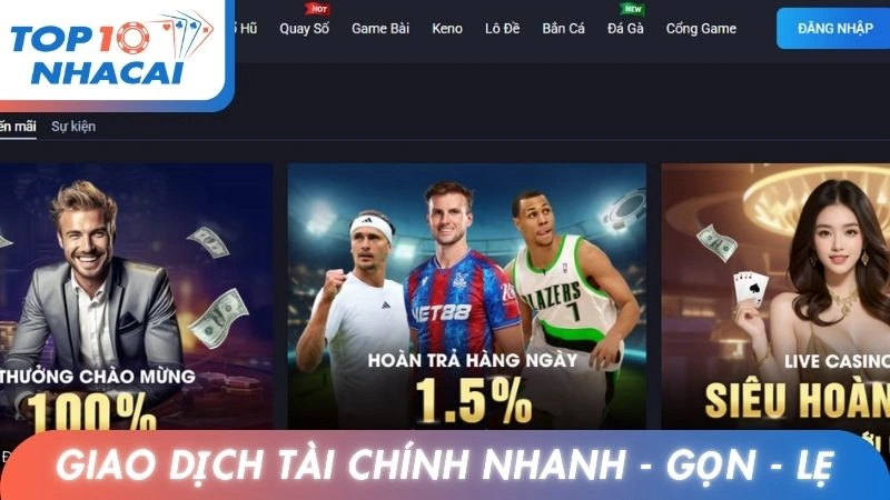 Giao dịch tài chính trên hệ thống nhanh - gọn - lẹ