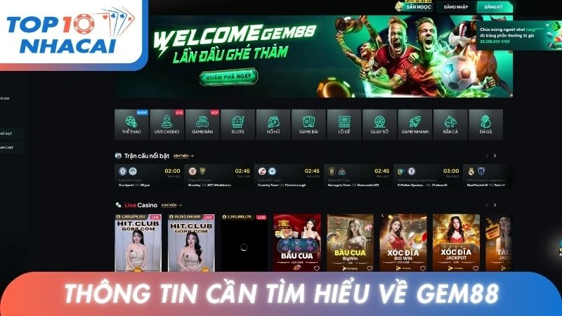 Thông tin cần tìm hiểu về Gem88