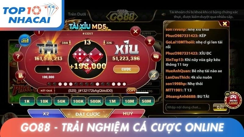 Go88 - Trải nghiệm cá cược online đỉnh cao
