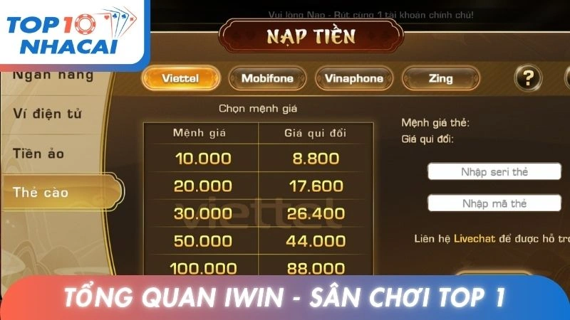 Tổng quan Iwin - Sân chơi top 1 hiện nay