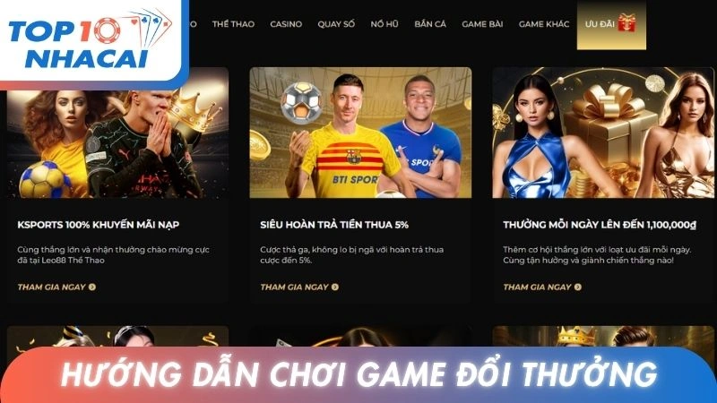Hướng dẫn chơi game đổi thưởng