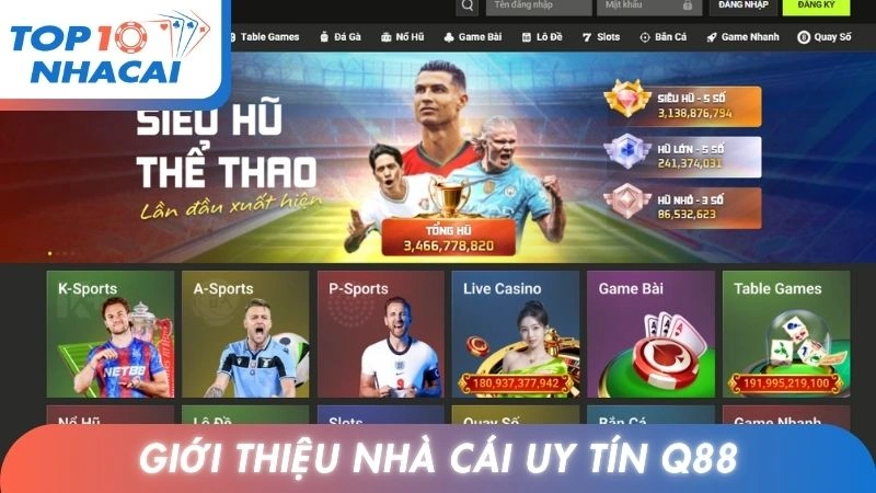 Giới thiệu thương hiệu nhà cái uy tín Q88