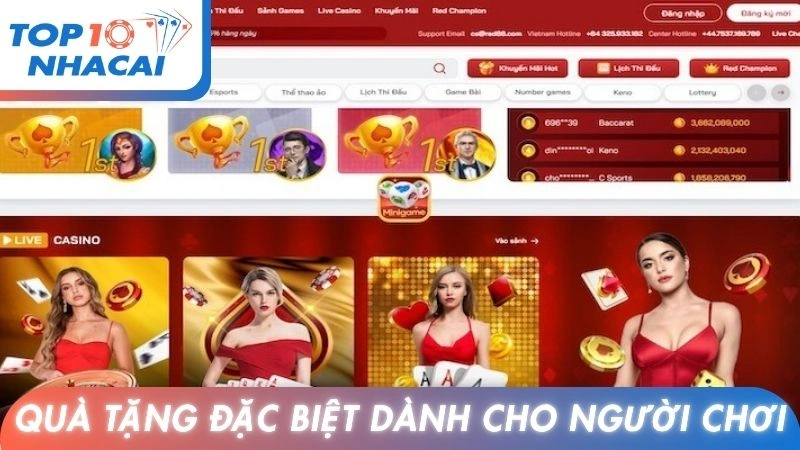 Quà tặng đặc biệt nhà cái dành cho người chơi