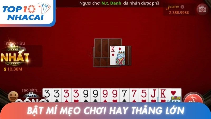 Bật mí mẹo chơi hay thắng lớn