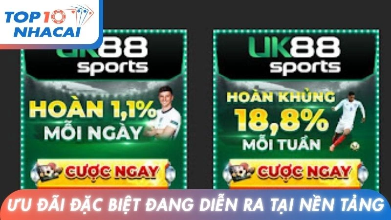 Ưu đãi đặc biệt đang diễn ra trên nền tảng