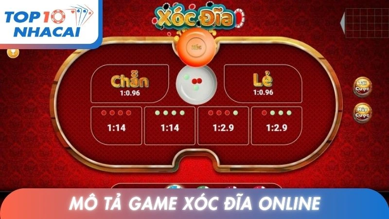 Mô tả game xóc đĩa online
