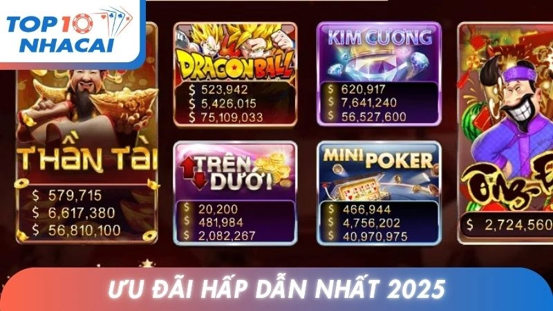 Ưu đãi hấp dẫn nhất 2025